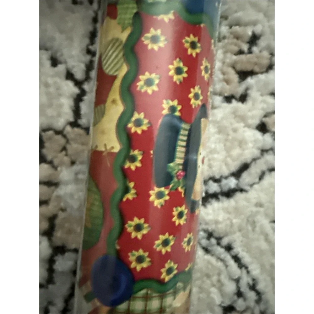 Jessica Stewart Wrapping Paper Snowplace Like Home 24 X 20 Country Winter Floral